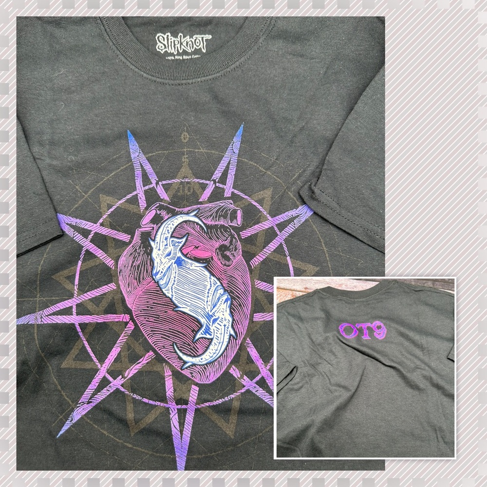 T-Shirt Men’s Slipknot Rock Metal Band Graphic Print Tee Shirt NWOT